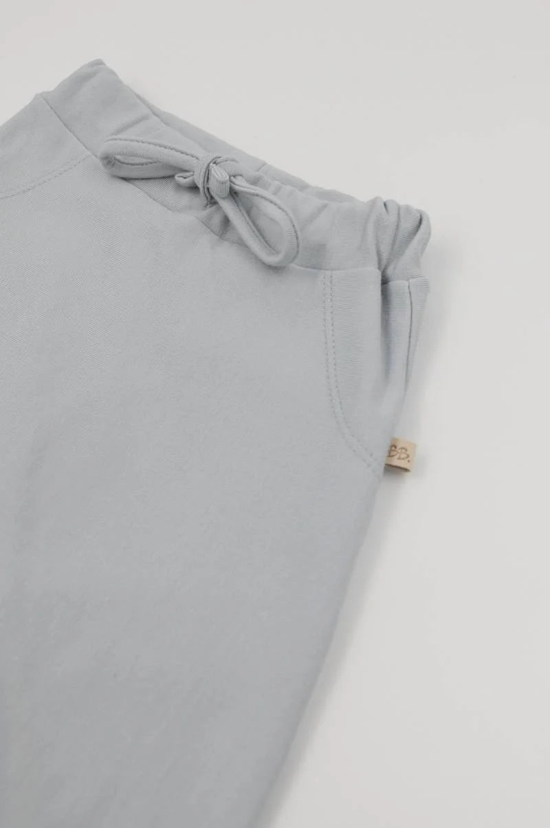 Newborn Pants Light Blue- side