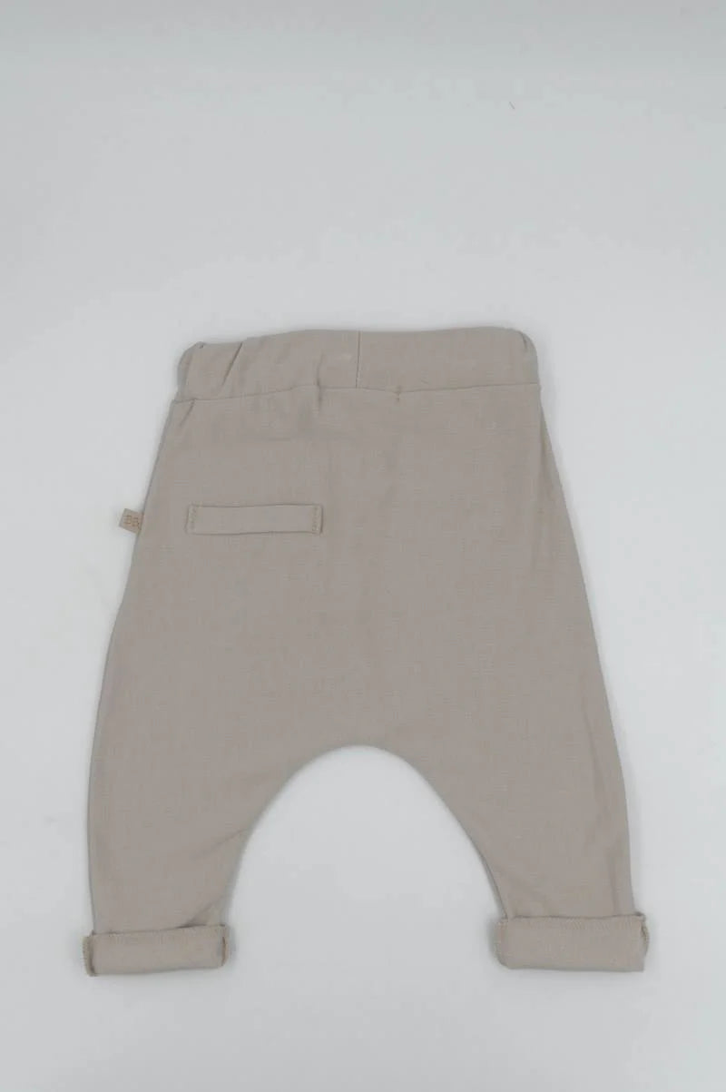 Newborn Pants Sand- back
