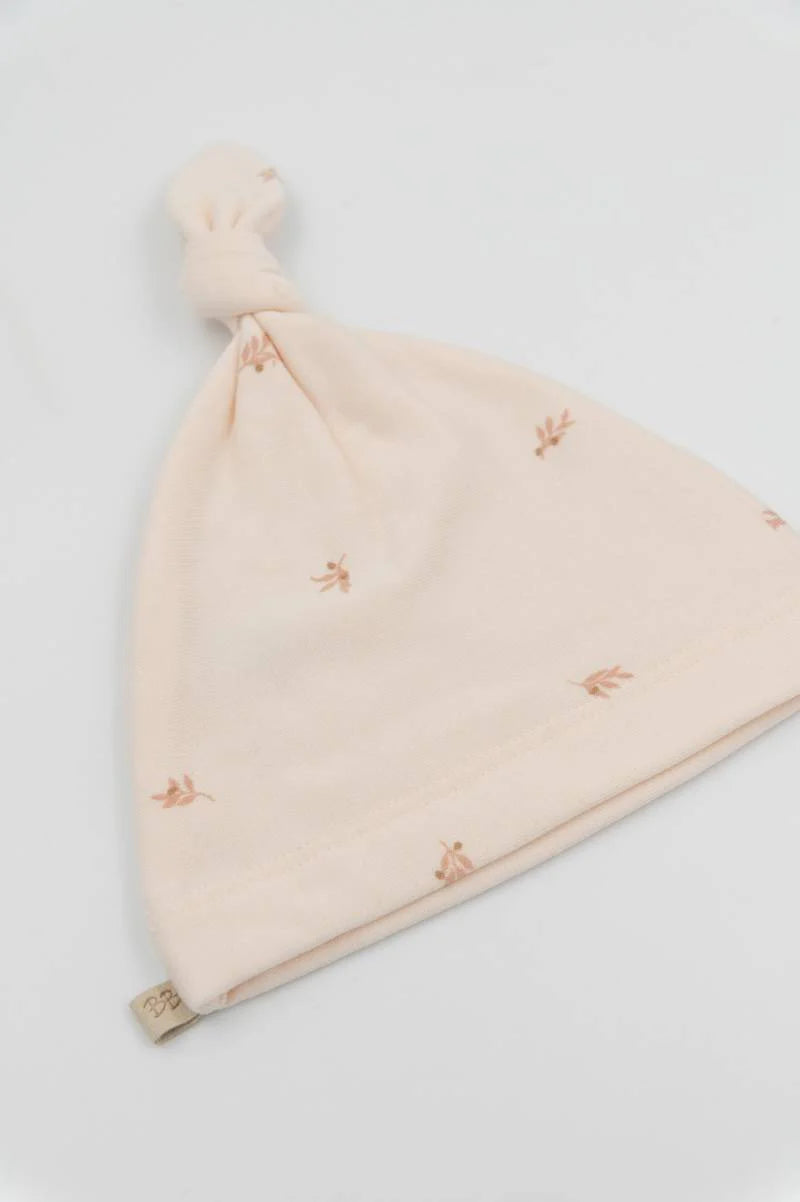 Almond Cream Sun Hat- side
