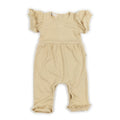 Short Sleeved Jumpsuit MUSTARD