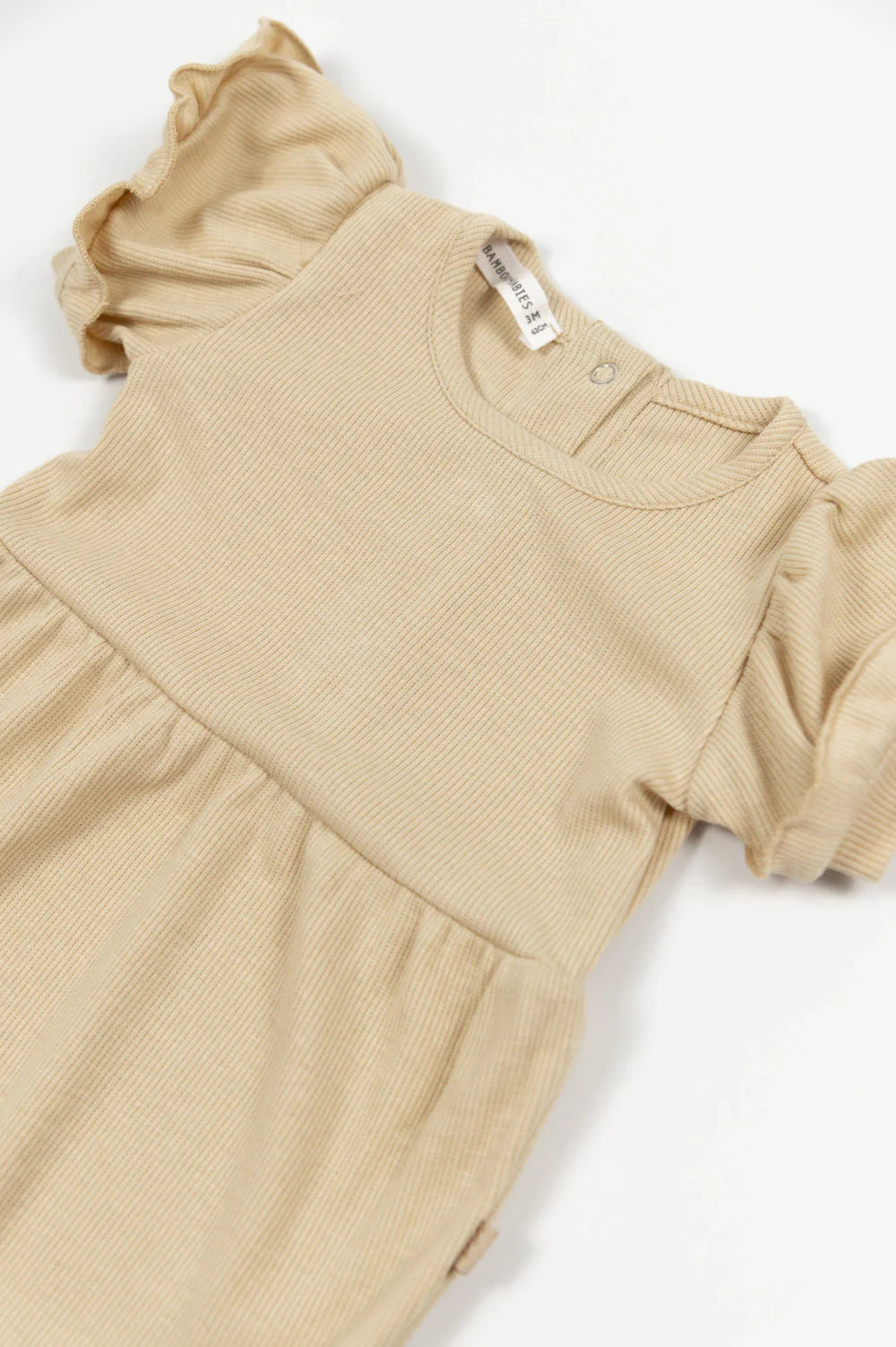 Short Sleeved Jumpsuit MUSTARD- side