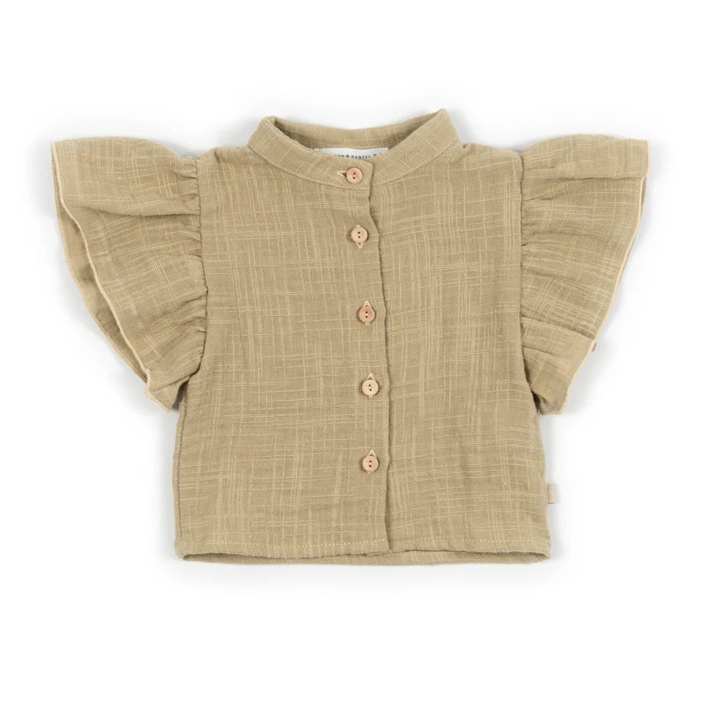 Lino shirt Pink Stripe