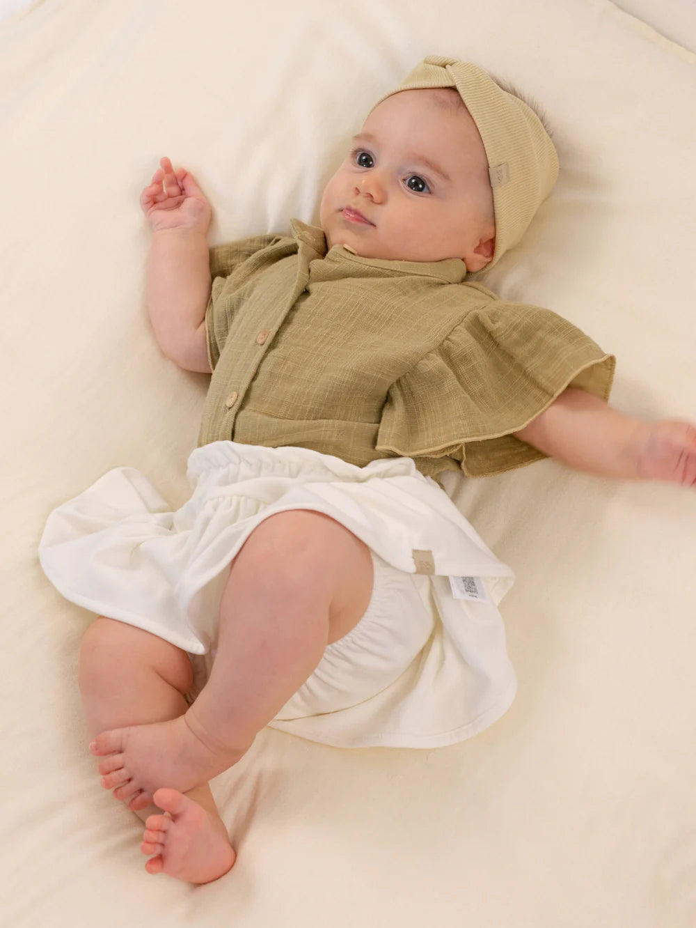 Lino shirt Pink Stripe- on baby