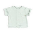 Shirt With Back Opening OCEAN BLUE