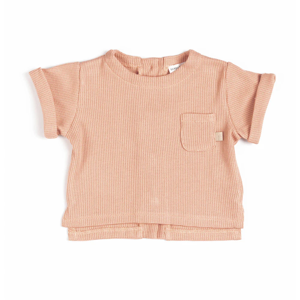 Shirt With Back Opening ALMOND CREAM