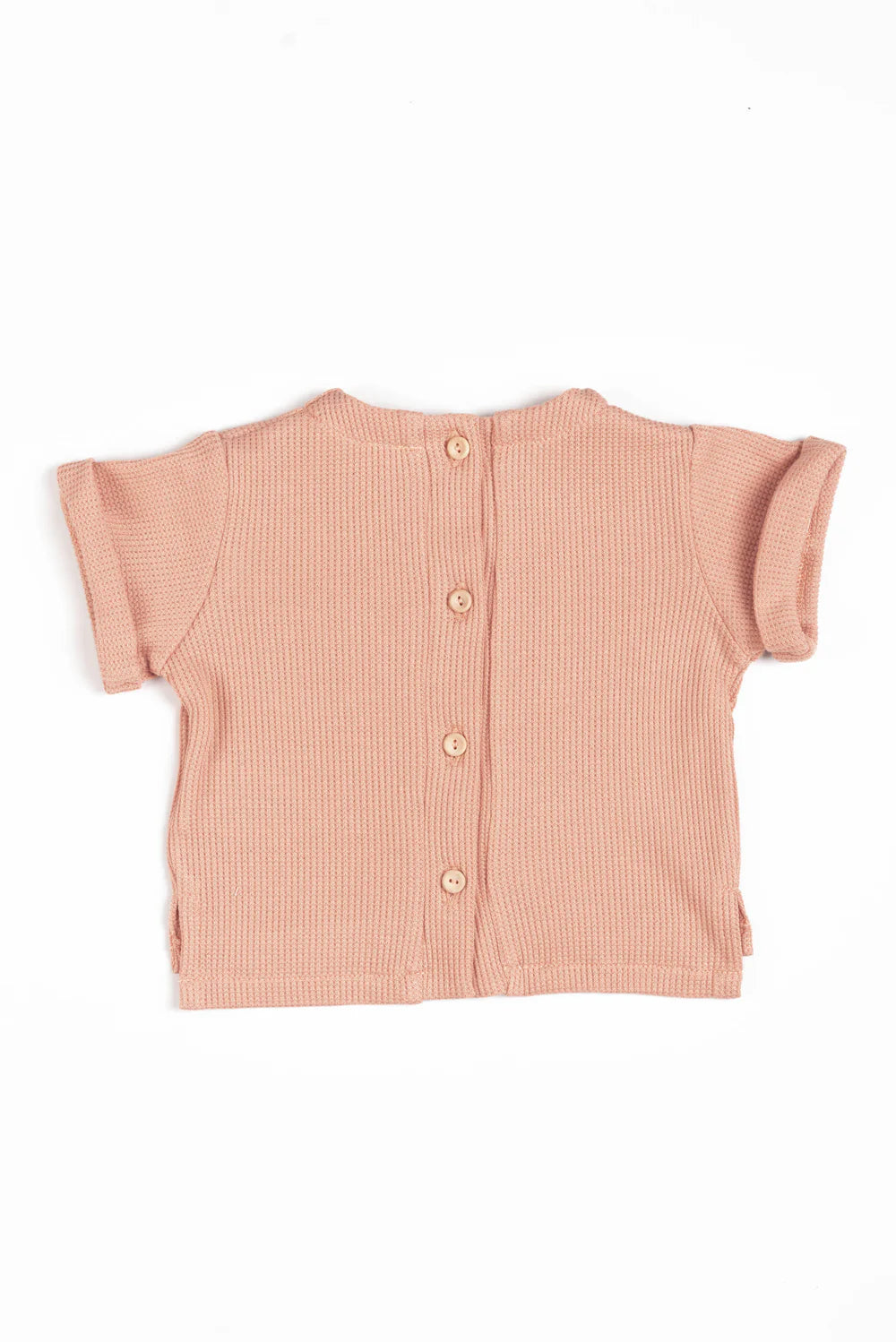 Shirt With Back Opening CORAL- back