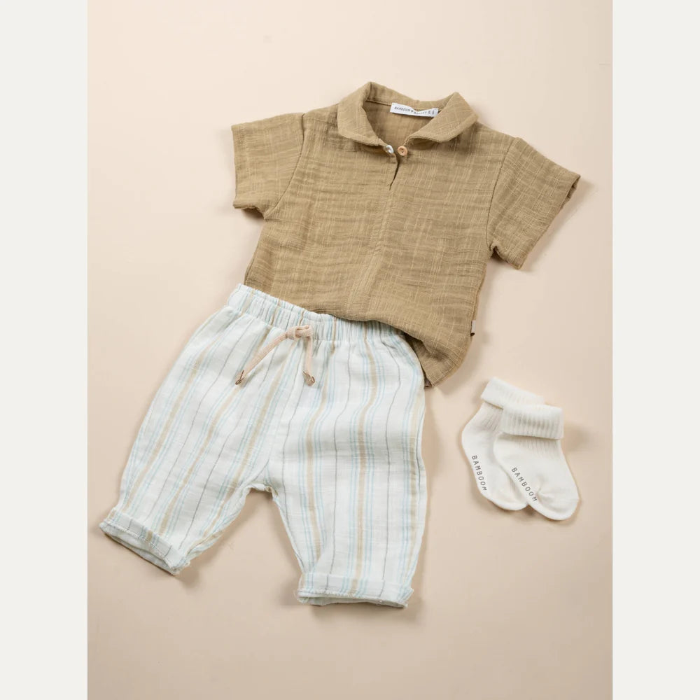 Shirt With Collar MUSTARD- outfit