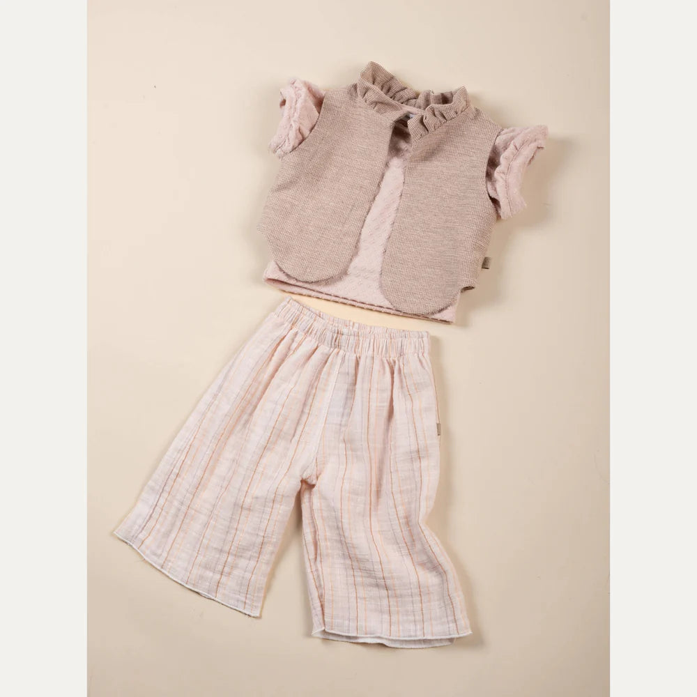 Balloon Sleeve Shirt PINK BLOOM- outfit