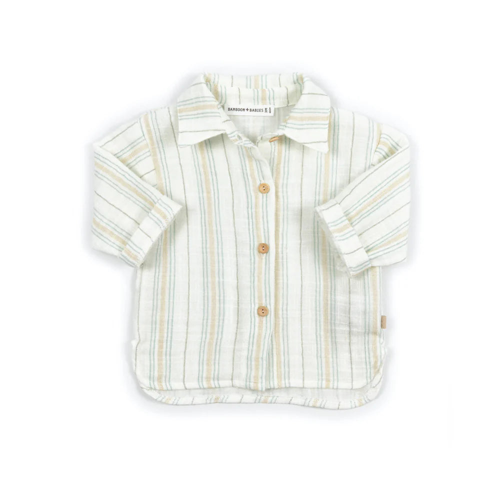 Boys' Shirt STRIPE WHITE/BLUE