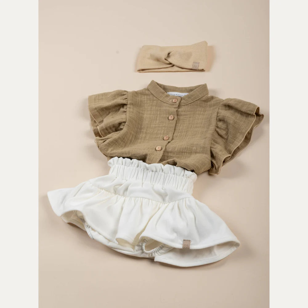 Leggings ALMOND CREAM- outfit