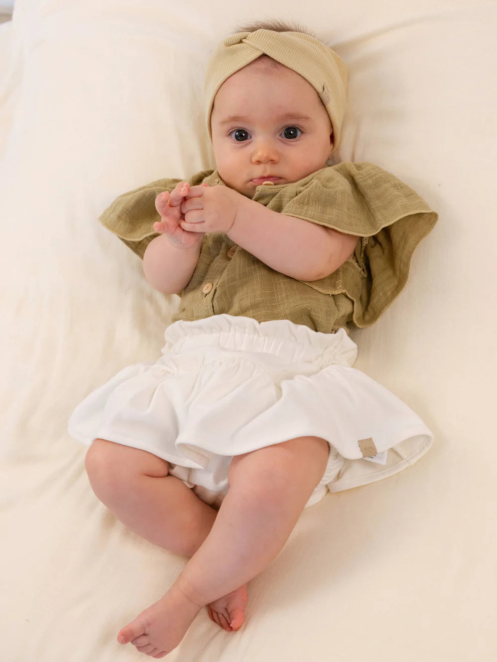 Leggings ALMOND CREAM- on baby