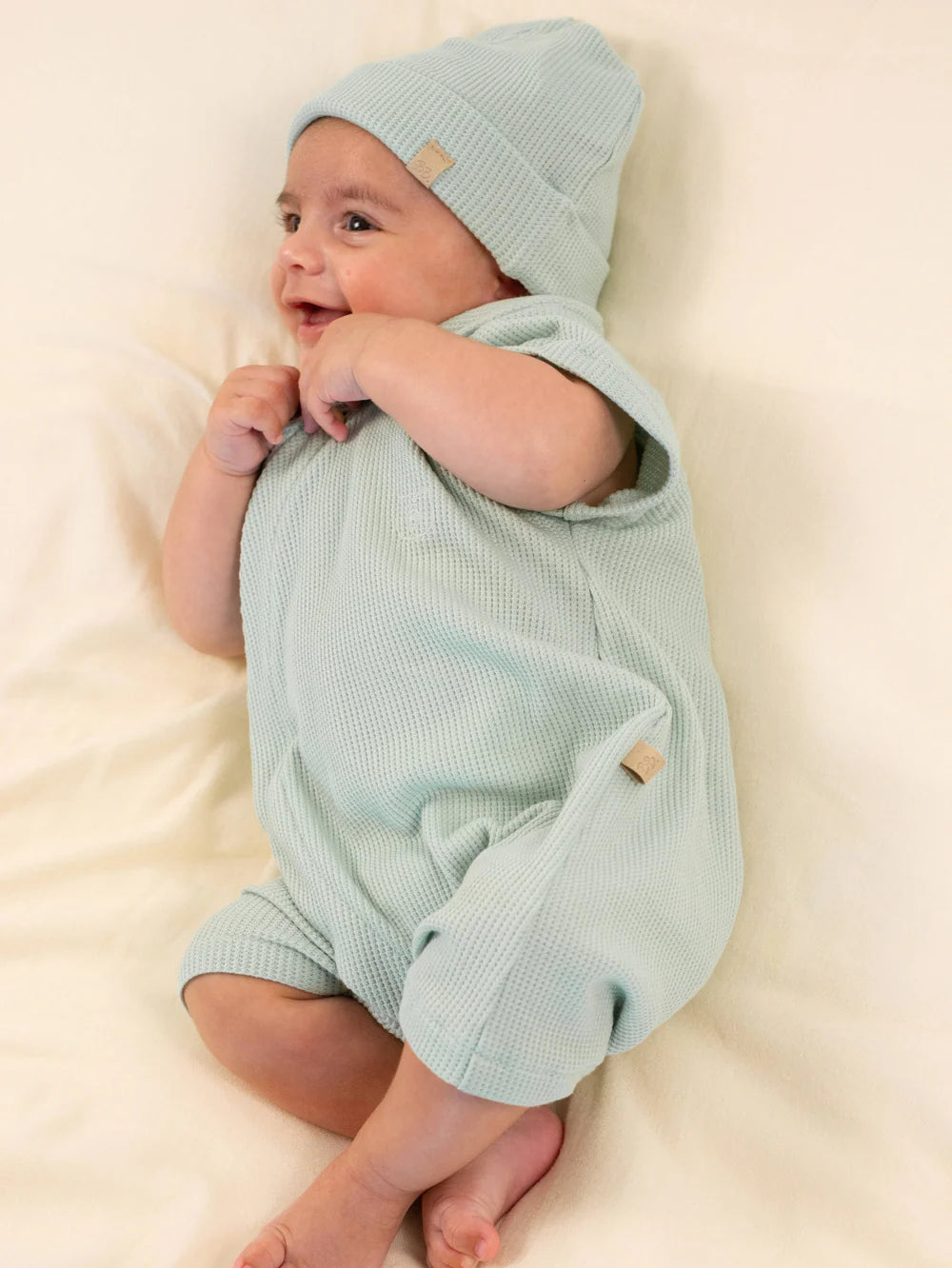 Summer Jumpsuit OCEAN BLUE- on baby