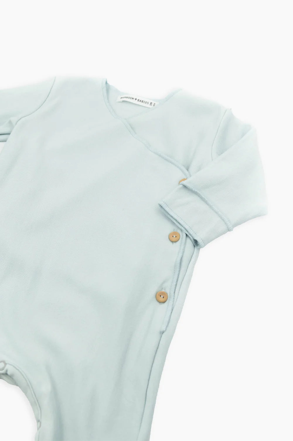 Newborn Bodysuit SKY GREY- side