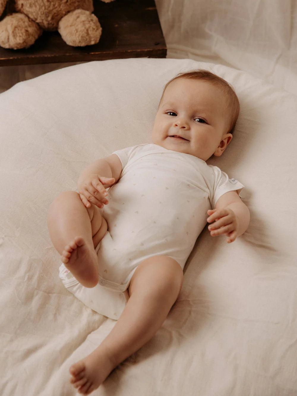 Pack Body Short Sleeves 2pc HEART MIX- on baby