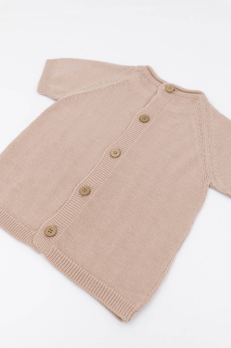 Knitted Striped Rosa- side back