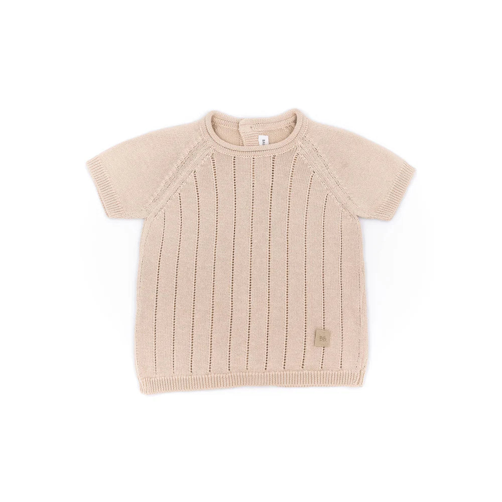 Knitted Striped Rosa