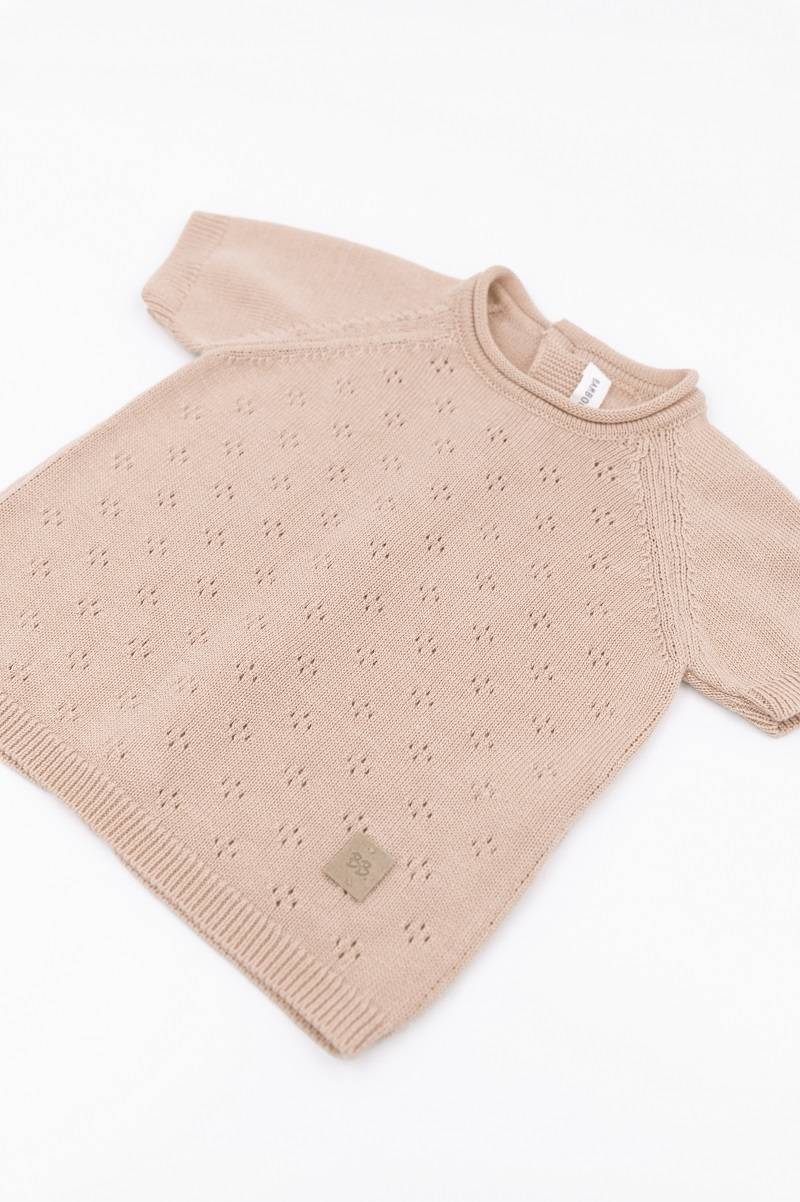Openwork Knitted Rosa- side