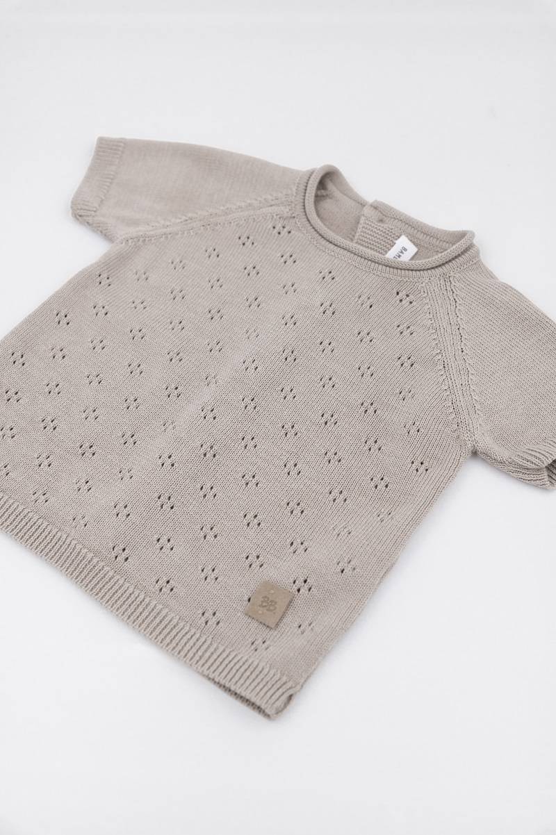 Openwork Knitted Camel- side
