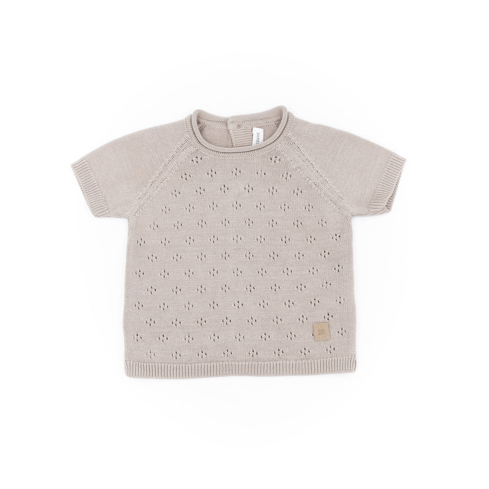 Openwork Knitted Camel