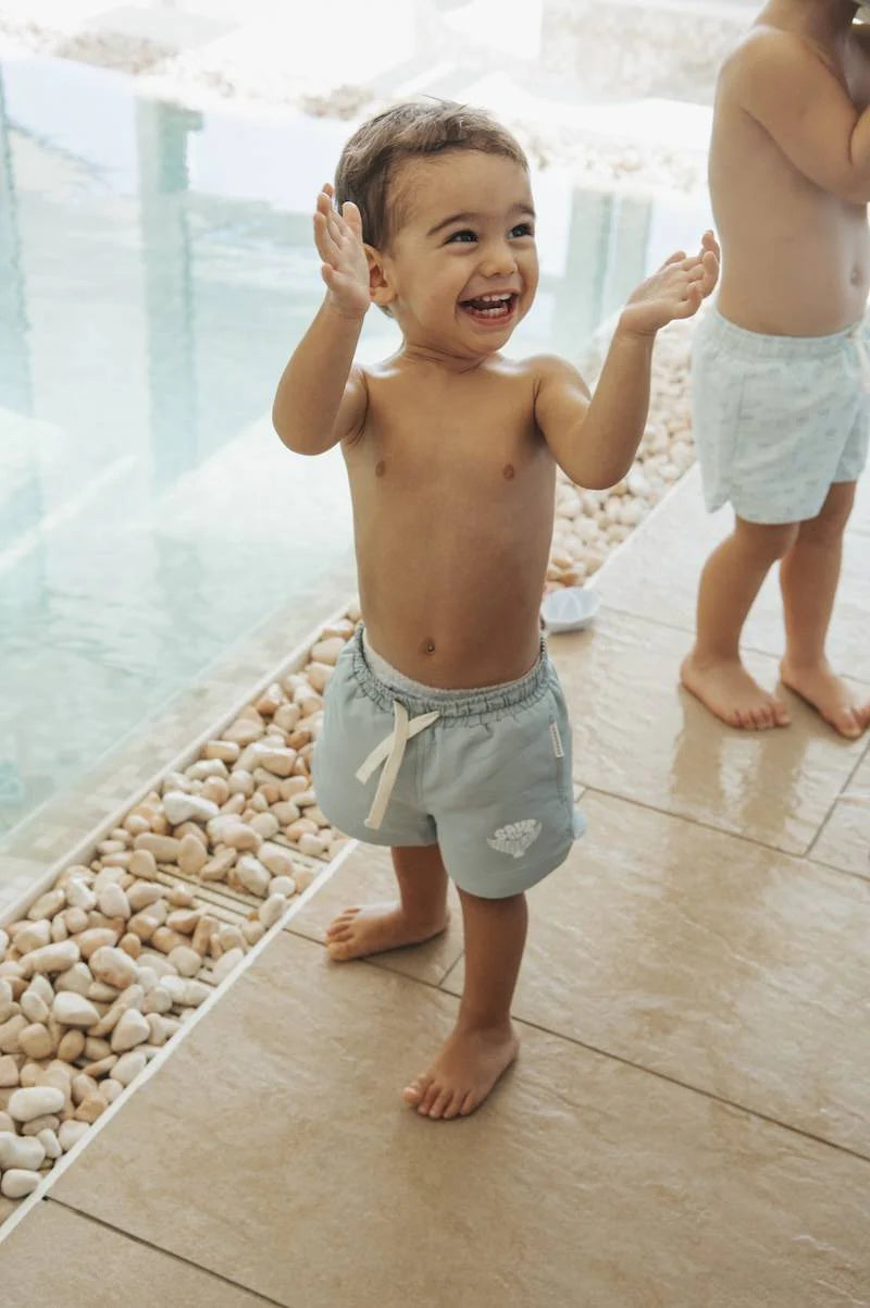 UV50+ Swimsuit SAFE THE WHALE blue- on baby