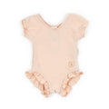 Covered Shoulder Swimsuit PINK STRIPES BEAR