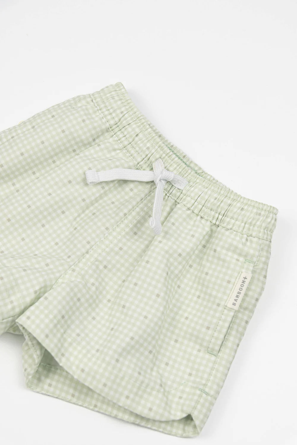 UV50+ Swimsuit OCEAN SQUARE green- close up
