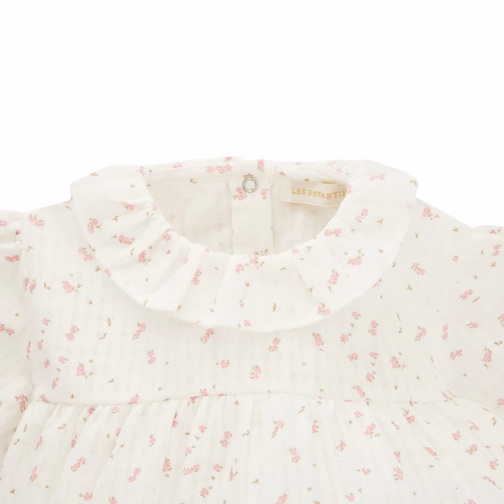 Calao Rose Romper- close up