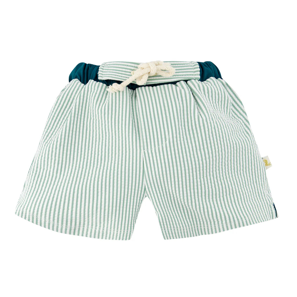 Green Stripe Swimsuit