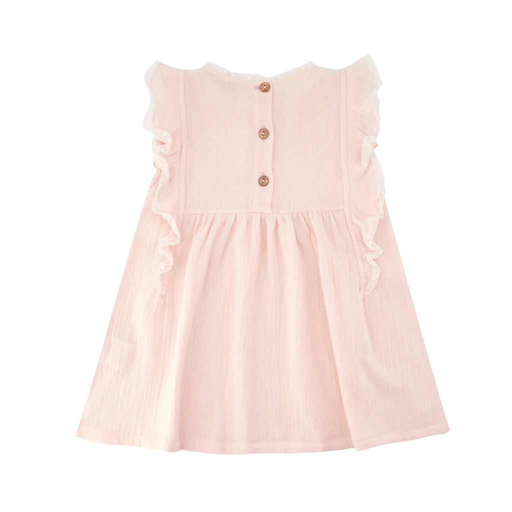 Pink Petale Dress- back