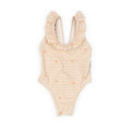 Swimsuit With Ruffled Shoulders LEAVES